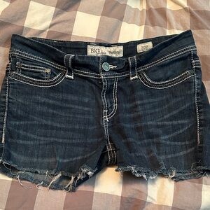 BKE Dark Blue Denim cut off Shorts